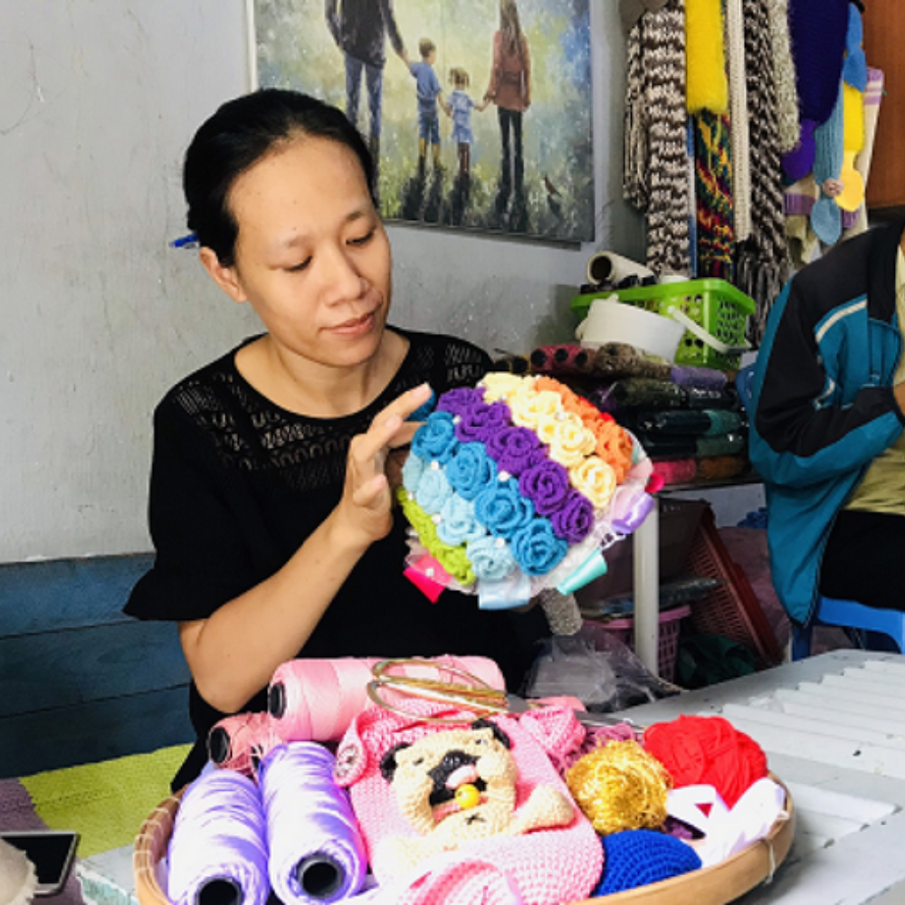 Khởi nghiệp với 1 triệu đồng, cô gái Cần Thơ đưa sản phẩm len ra hơn 10 quốc gia